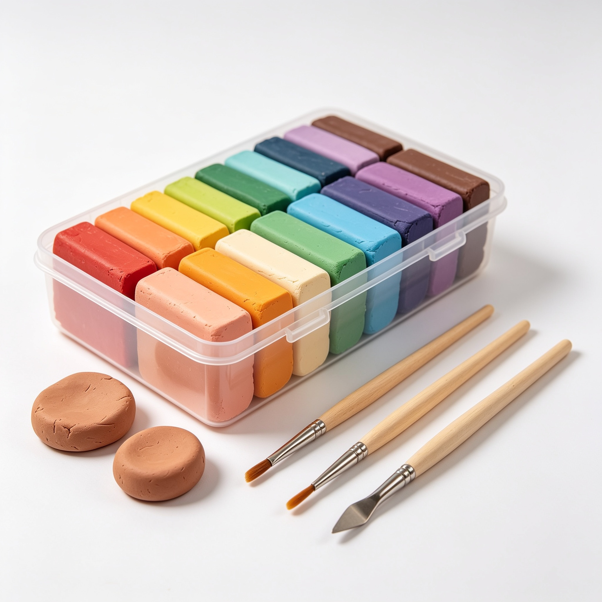 GlowHavenToys.com 32 Colors Modeling Clay Kit with 3 Sculpting Tools, Safe & Non-Toxic Air Dry Clay, DIY Magic Gifts Toys for Boys, Girls, Kids